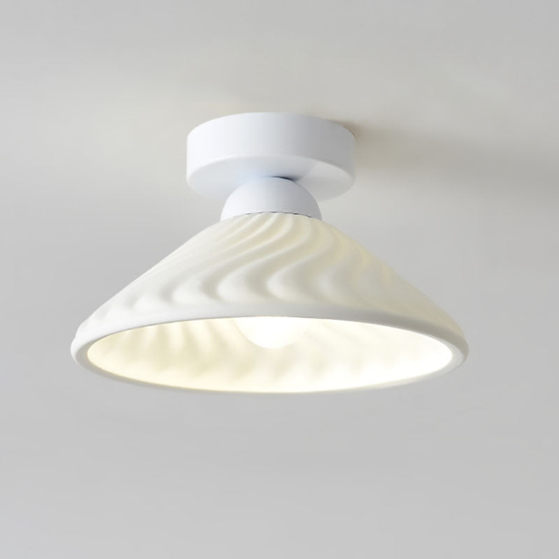 Plafonnier moderne en céramique de luxe léger à un feu 
