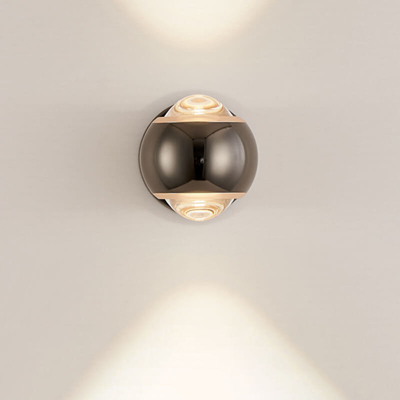 Modern Creative Bedside Iron Sphere LED Wall Sconce Lamp