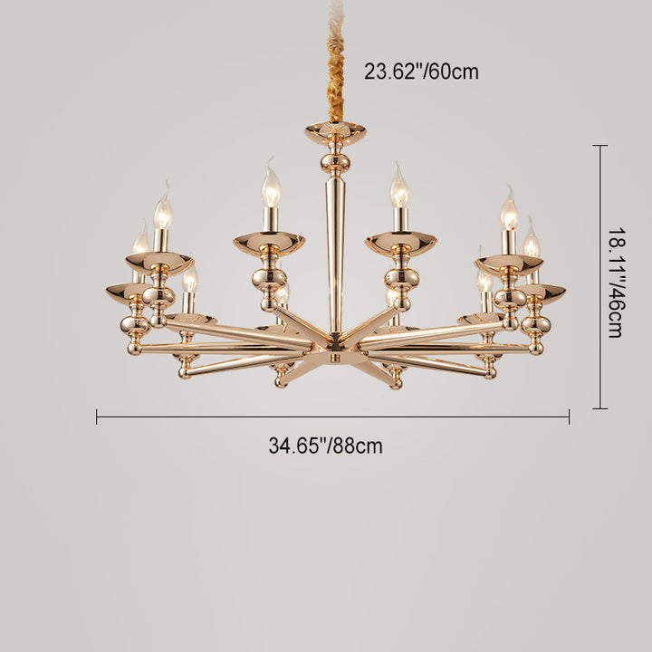 Moderne Luxus Kandelaber Eisen 6/8/10/12/15 Licht Kronleuchter Für Wohnzimmer 