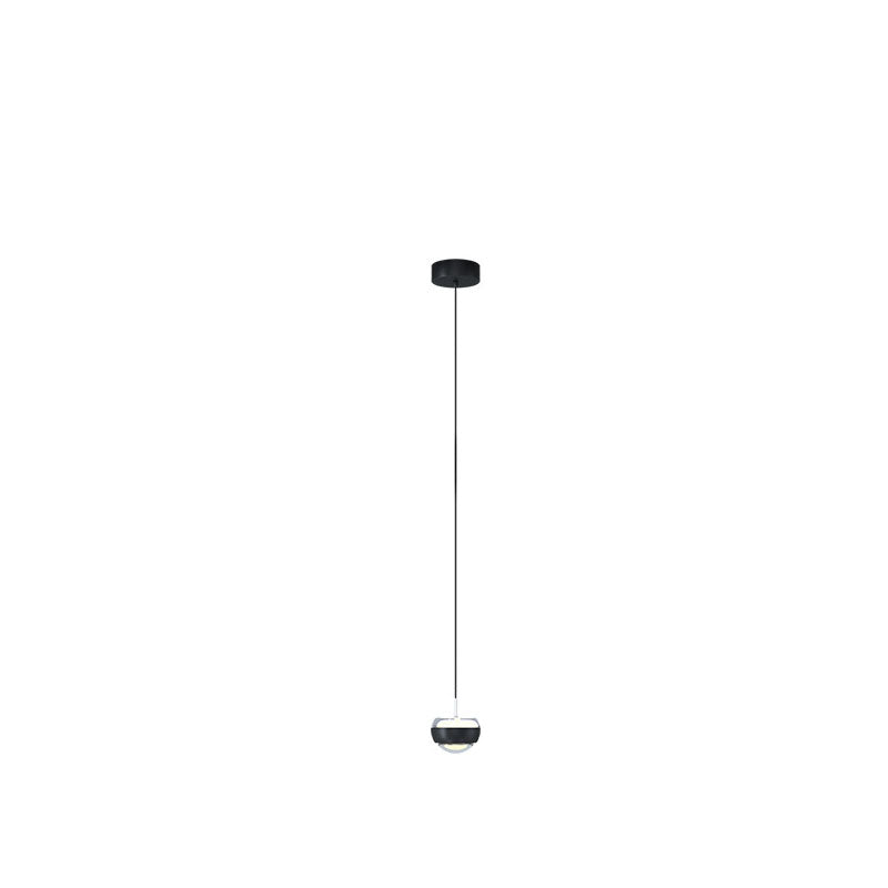 Moderne Einfachheit Eisen Aluminium Halbkreis LED Pendelleuchte für Wohnzimmer 
