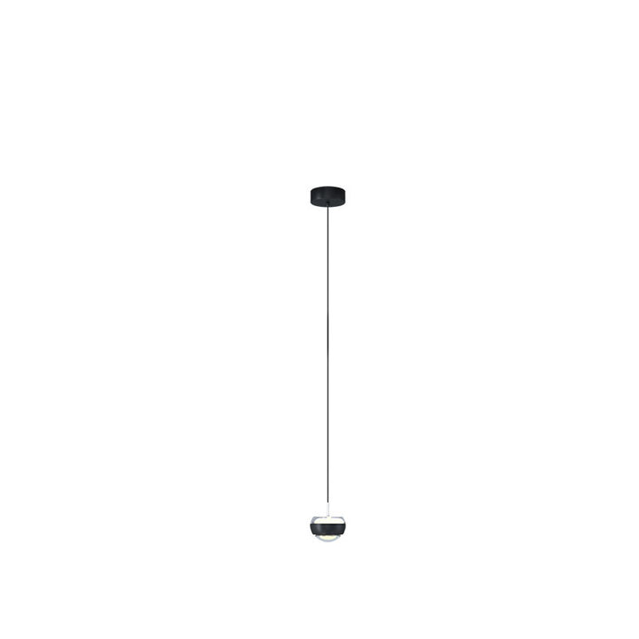 Moderne Einfachheit Eisen Aluminium Halbkreis LED Pendelleuchte für Wohnzimmer 