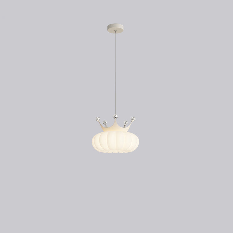 Lámpara colgante LED de cristal con corona de nube creativa contemporánea para dormitorio 