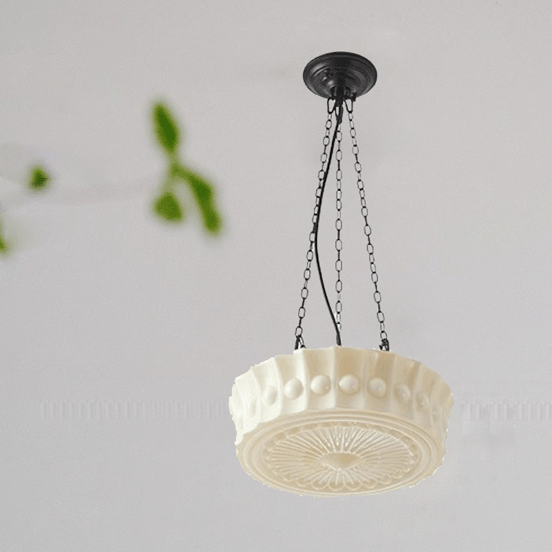 Zeitgenössische Einfachheit Eisen Glas Zylinder Schatten 3-Licht Kronleuchter für Wohnzimmer 