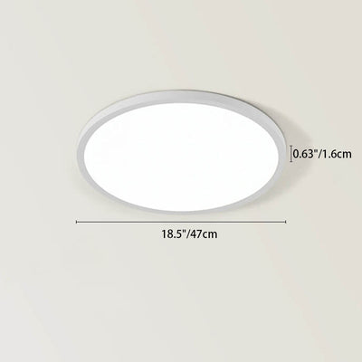 Nordic Minimalist Acrylic Round LED Flush Mount Ceiling Light
