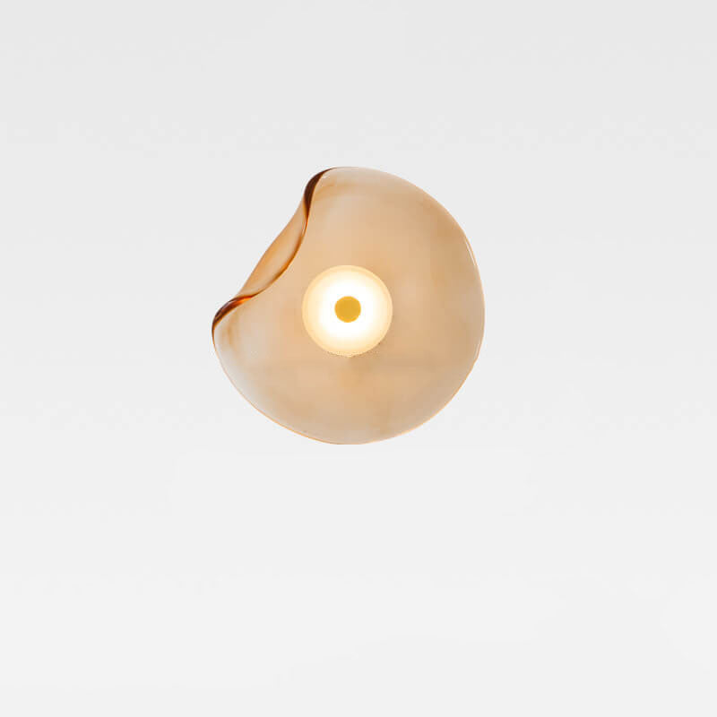 Nordic Modern Minimalist Glas Runde Form LED Wandleuchte 