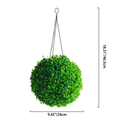Zeitgenössische kreative wasserdichte Solar Gras Ball Kunststoff LED Außenleuchte für Garten 