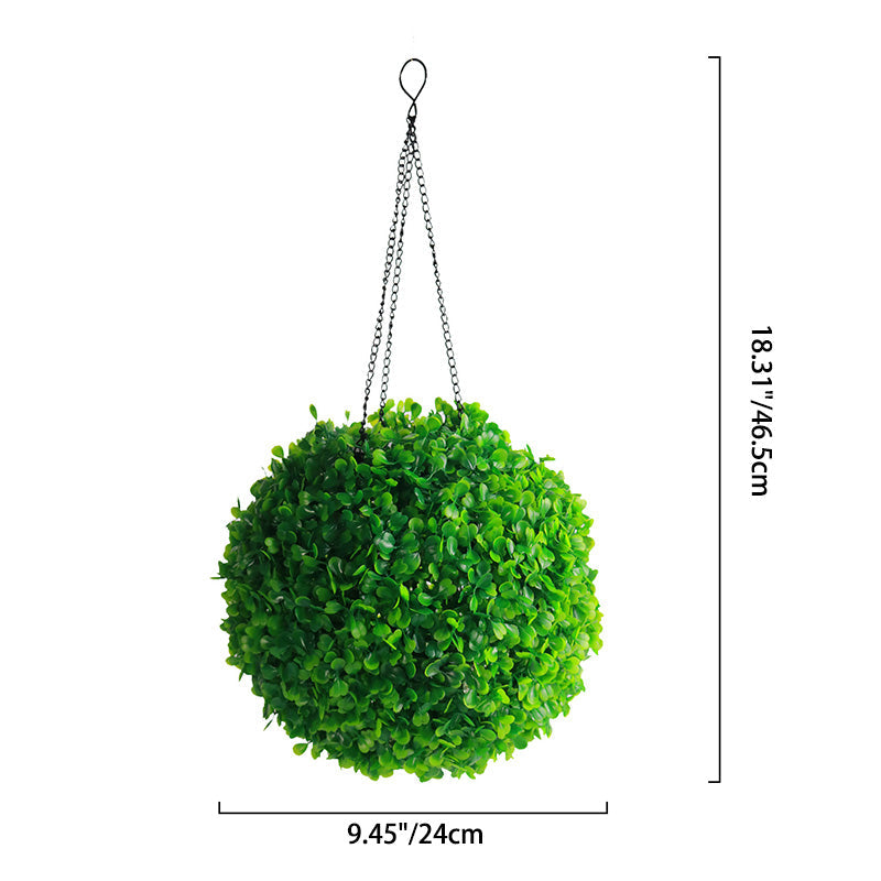 Zeitgenössische kreative wasserdichte Solar Gras Ball Kunststoff LED Außenleuchte für Garten 