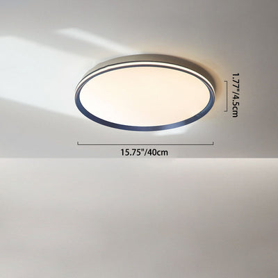 Luz de techo empotrada LED redonda acrílica moderna minimalista para dormitorio 
