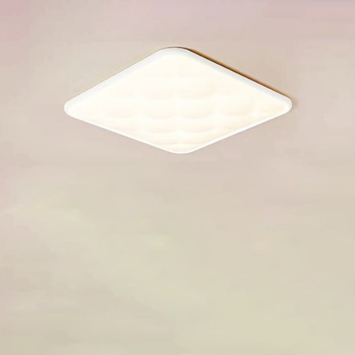 Moderne unbedeutende quadratische Gitter-Eisen PVC LED Unterputz-Deckenleuchte für Schlafzimmer 