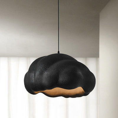 Lampe Suspendue Moderne Minimaliste Ronde en Polyéthylène Haute Densité à 1 Lumière Pour Chambre 
