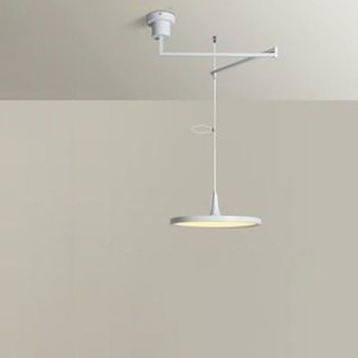 Modern Minimalist Hardware Aluminum Flying Saucer LED Pendant Light For Dining Room