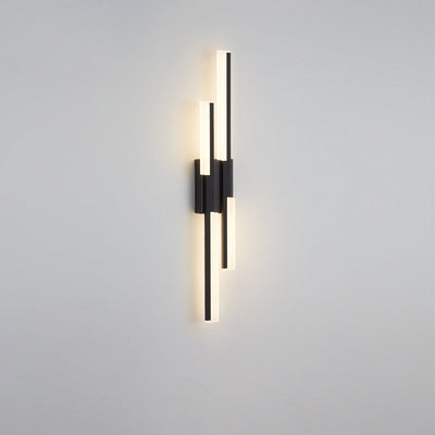Moderne minimalistische vertikale Bar Acryl Eisen LED Wandleuchte Lampe für Wohnzimmer 