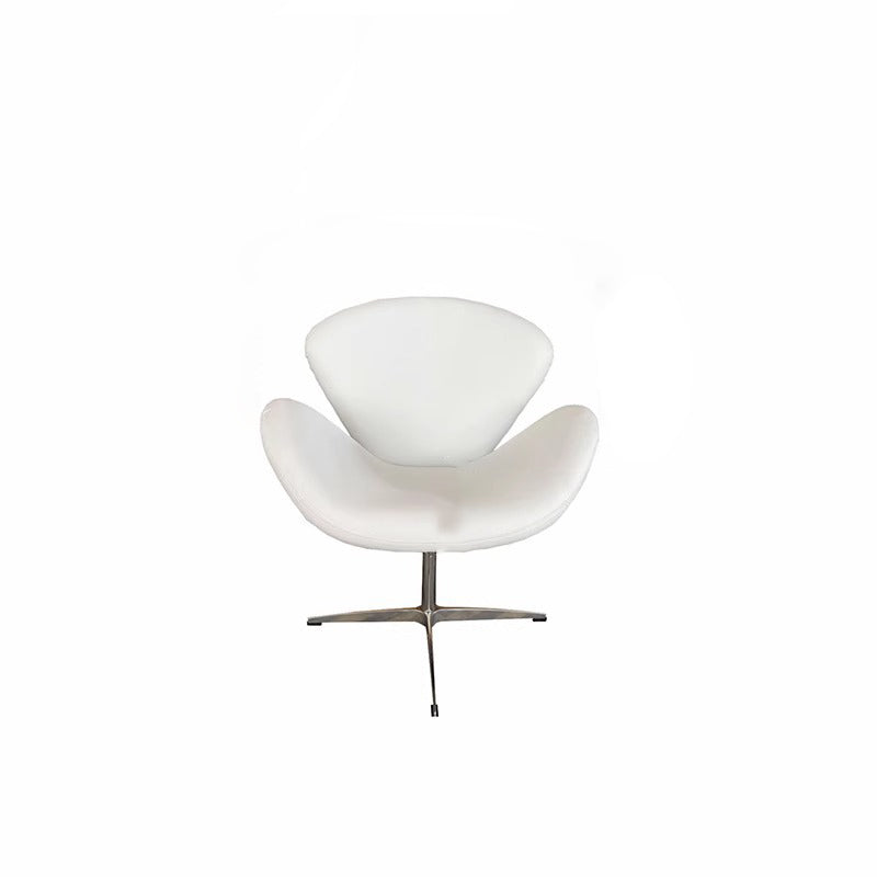 Moderner minimalistischer umwickelter gepolsterter Flanell-Lammfell-Beweglicher Schreibtischstuhl Rückenlehne Armlehne für das Home Office 