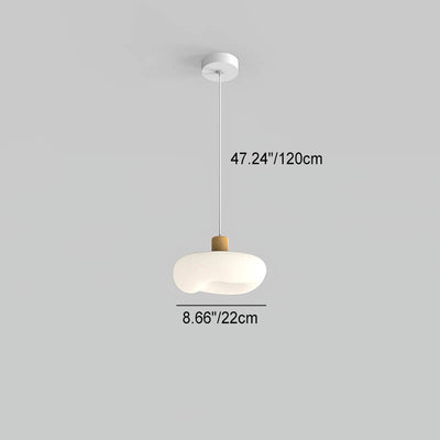 Modern Minimalist Cloud Iron PE LED Island Light Chandelier