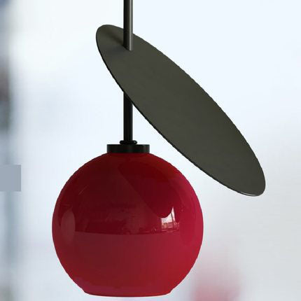 Moderne kreative Kirschglas-Eisen 1/2-Licht Pendelleuchte 