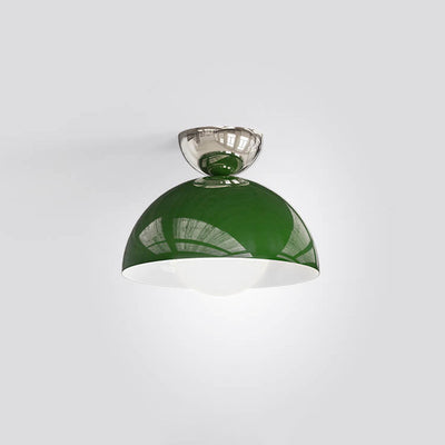 Éclairage encastré semi-circulaire moderne et simple en fer forgé à 1 lumière 