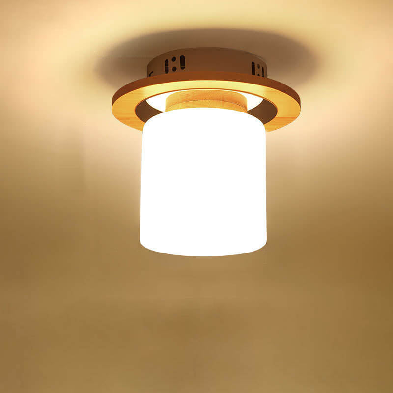 Moderne Cube 1-Light Semi-Flush Mount Beleuchtung 