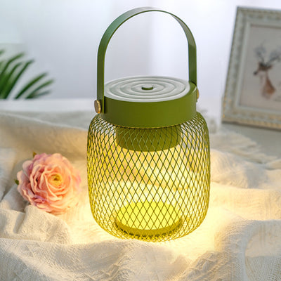 Zeitgenössische kreative Flasche Eisen Acryl LED Tischlampe für Wohnzimmer 