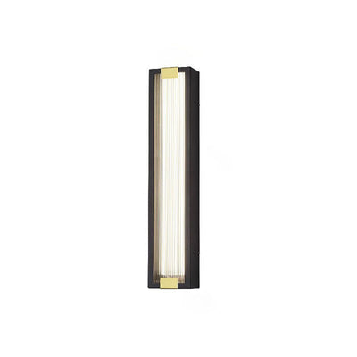 Applique murale LED étanche en acier inoxydable, rectangulaire de luxe moderne, lampe pour Patio extérieur 