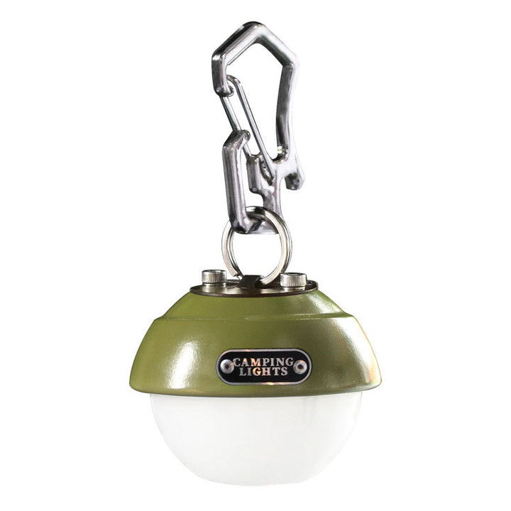 Zeitgenössisches kreatives wasserdichtes Kugel-Metall-PC-LED-Camping-Außenlicht für Außenterrasse 
