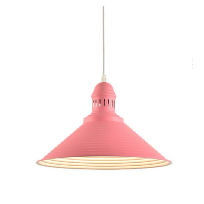 Skandinavisch moderner minimalistischer Kegel Eisen 1-Licht Pendelleuchte 