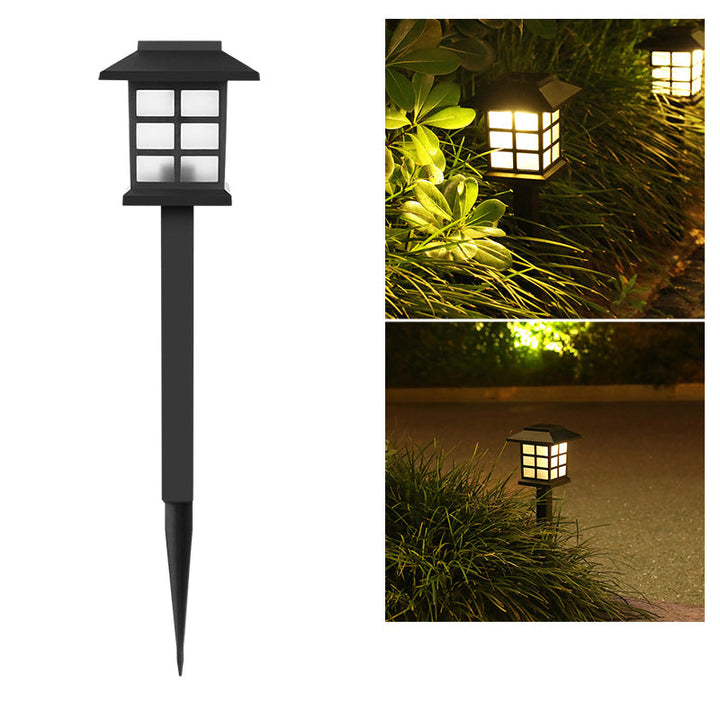 Lumière de Paysage Extérieure LED ABS Solaire Étanche Rustique Traditionnelle pour Jardin 