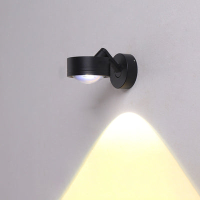 Moderne Einfachheit Zylinder Aluminium 1-Licht Wandleuchte Lampe für Schlafzimmer 