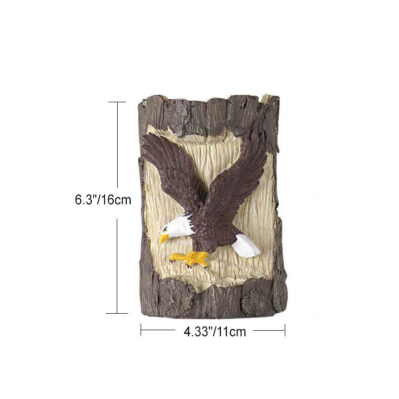 Solar Modern Creative Resin Squirrel Eagle Decoration LED Outdoor Landscape Light