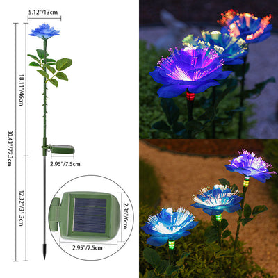 Solar-Flammen-Rasen-Licht-LED-Außenboden-Rasen-Boden-Stecker-Licht 