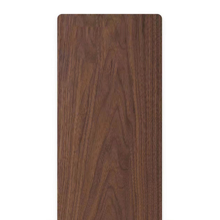 Traditional Chinese Rectangular Walnut Wood Paulownia Wood Nightstand 5-Drawer For Bedroom