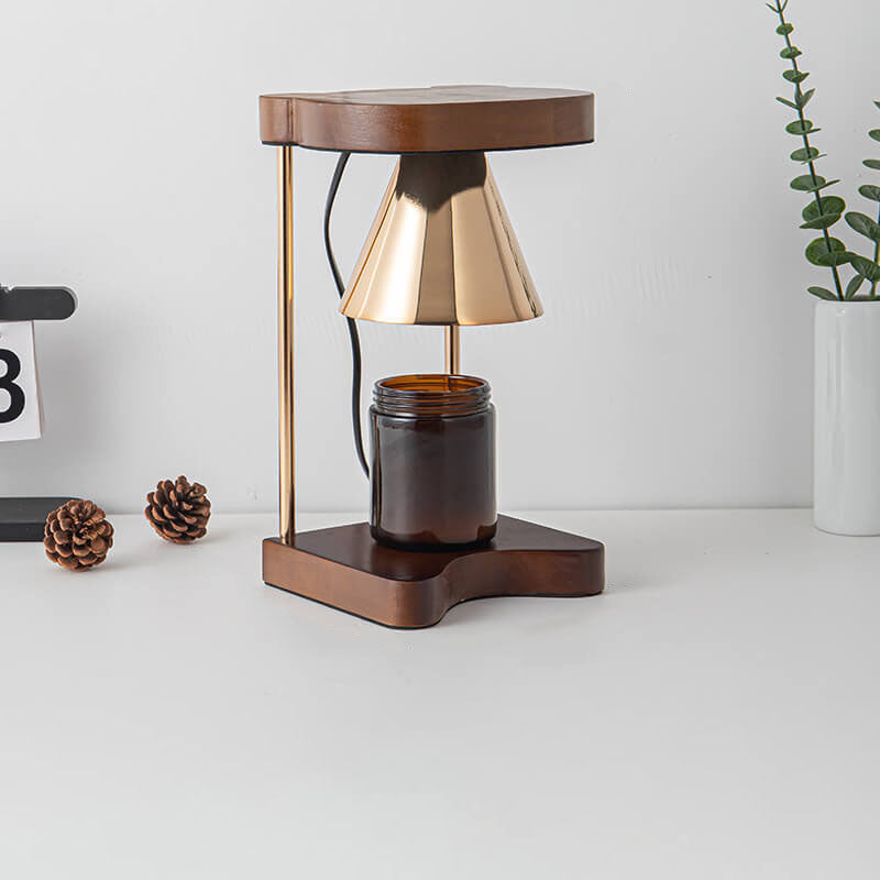 Moderne Atmosphäre Kegel Eisen Aromatherapie 1-Licht Wachsschmelz-Tischlampe 