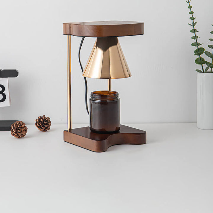 Moderne Atmosphäre Kegel Eisen Aromatherapie 1-Licht Wachsschmelz-Tischlampe 