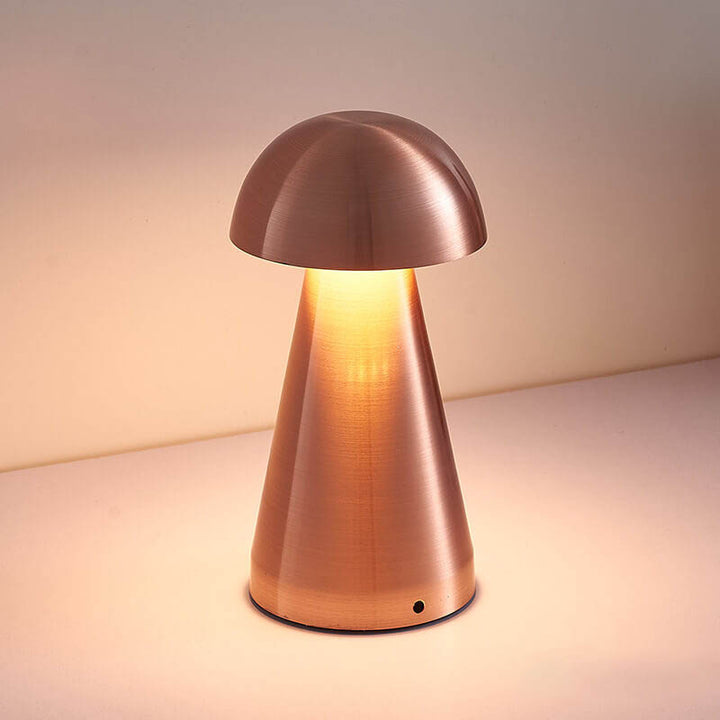 Moderne leichte Luxus kreative Schmiedeeisen Pilze USB LED Tischlampe 