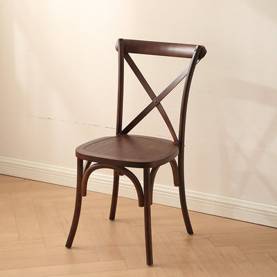 Dossier de chaise de salle à manger en rotin tissé rustique traditionnel en bois éponge rond rectangulaire 