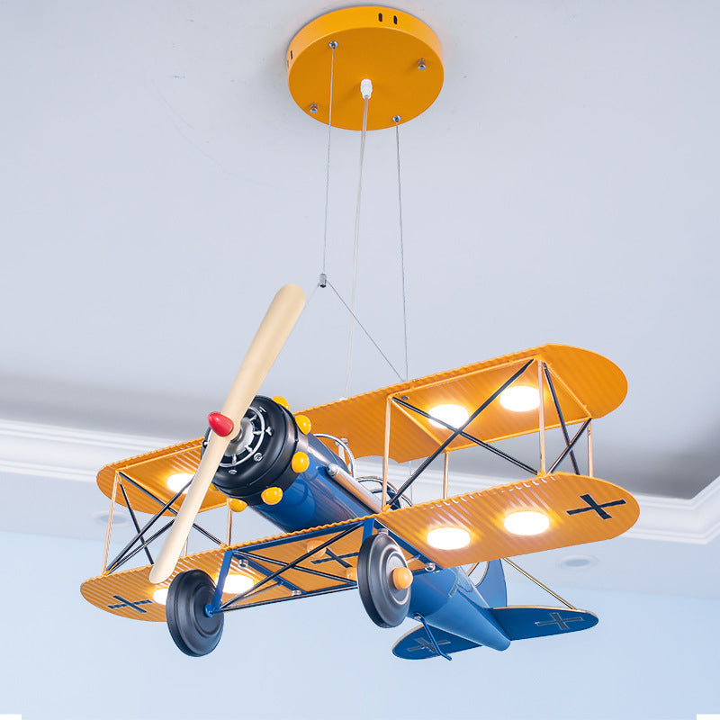 ثريا LED أكريليك للأطفال المعاصرين بتصميم الطائرات لأجهزة غرف النوم 