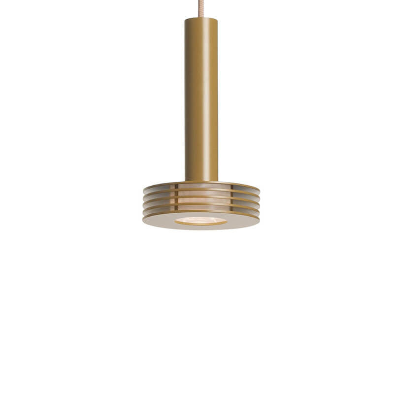 Nordic Minimalist Metal Cylindrical Drum LED Pendant Light