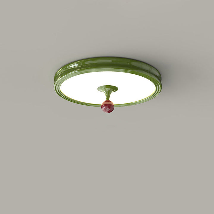 Moderne minimalistische runde Kuppel Eisen Acryl LED Unterputz Deckenleuchte für Wohnzimmer 