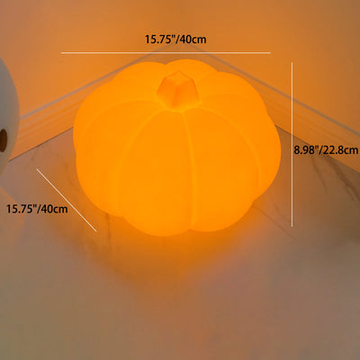 Modern Art Deco Pumpkin PE LED Standing Floor Lamp For Bedroom