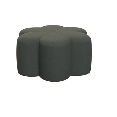 Tabouret en velours en forme de fleur de prunier nordique contemporain pour salon 