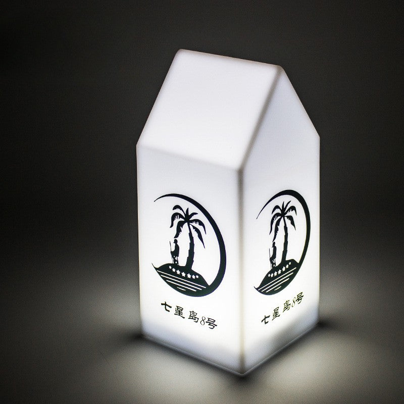 Moderne Art Deco Cabin Hardware PE LED Tischlampe für Esszimmer 