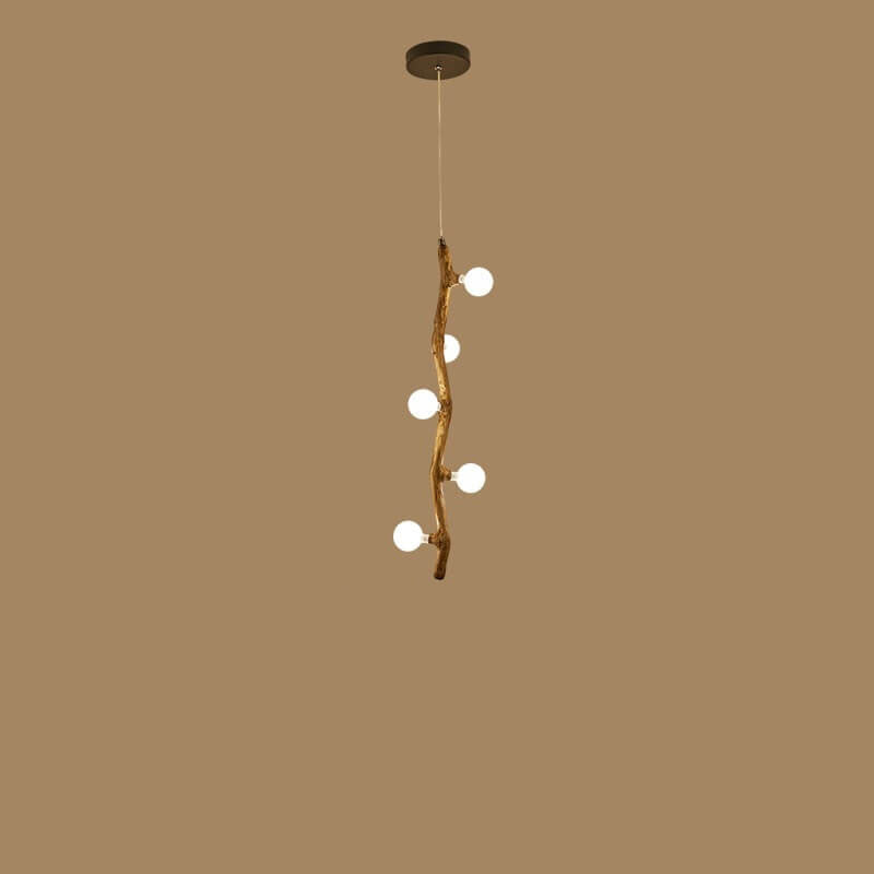 Scandinavian Modern Decorative Tree Branch Hardware Glass 3/5/6/9/15/30 Light Island Light Chandelier