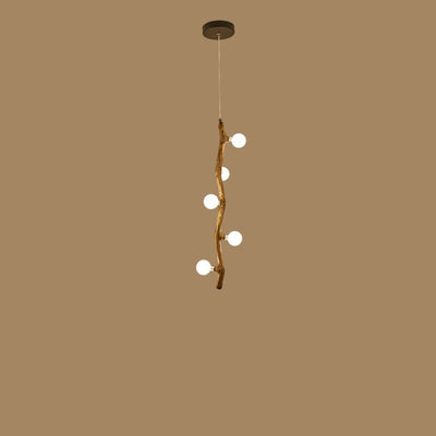 Scandinavian Modern Decorative Tree Branch Hardware Glass 3/5/6/9/15/30 Light Island Light Chandelier