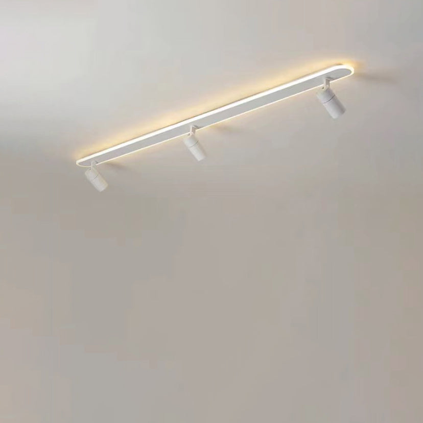 Moderne minimalistische Acryl lange Spotlight Track Licht LED Unterputz Deckenleuchte für Wohnzimmer 