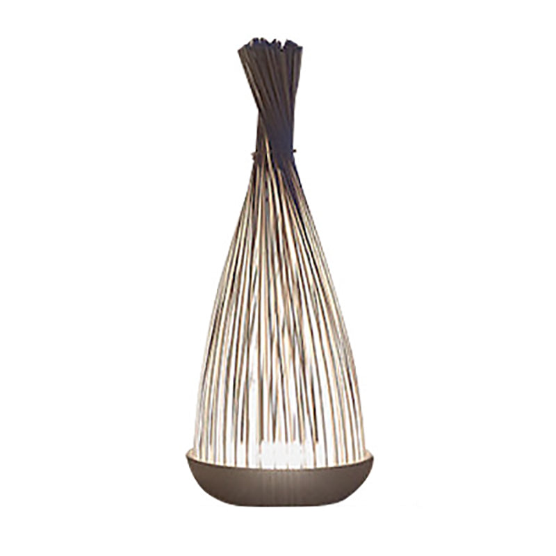 Lumière paysagère à LED linéaire en acier inoxydable étanche créatif contemporain avec fibre optique en forme de queue de poisson pour jardin 