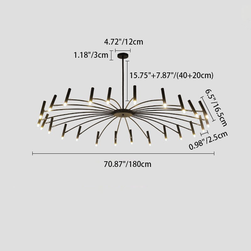 Moderne minimalistische drehbare LED-Wandleuchte