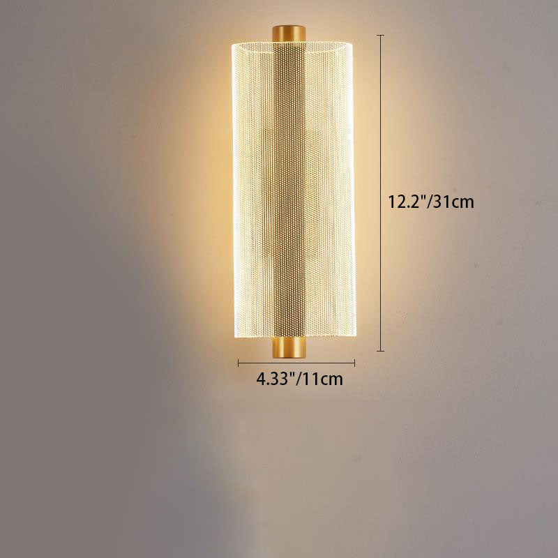 Applique murale LED en acrylique de style moderne mi-siècle pour chambre 