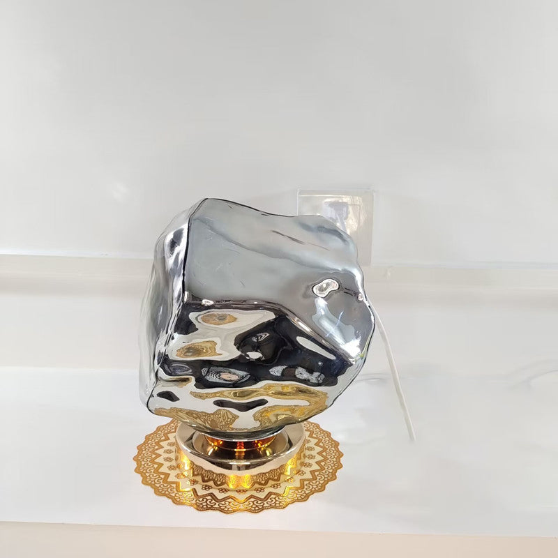 Zeitgenössische kreative Glas Lava Design 1-Licht Tischlampe für Schlafzimmer 