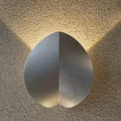 Applique murale LED elliptique en aluminium étanche nordique contemporain en forme de trèfle à quatre feuilles pour terrasse extérieure 