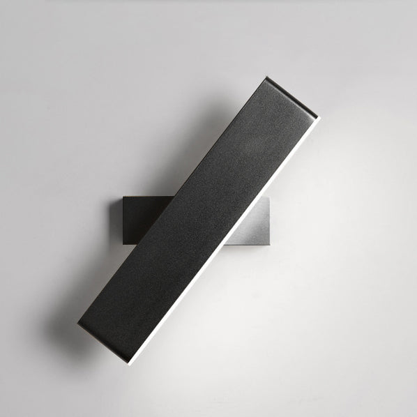 Applique murale LED en fer cuboïde acrylique minimaliste moderne pour chambre 