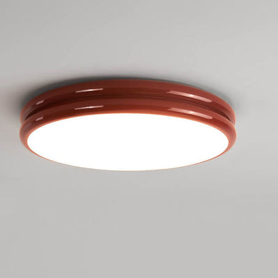 Modern Eye Care Children's Wrought Iron Round LED Flush Mount Lighting